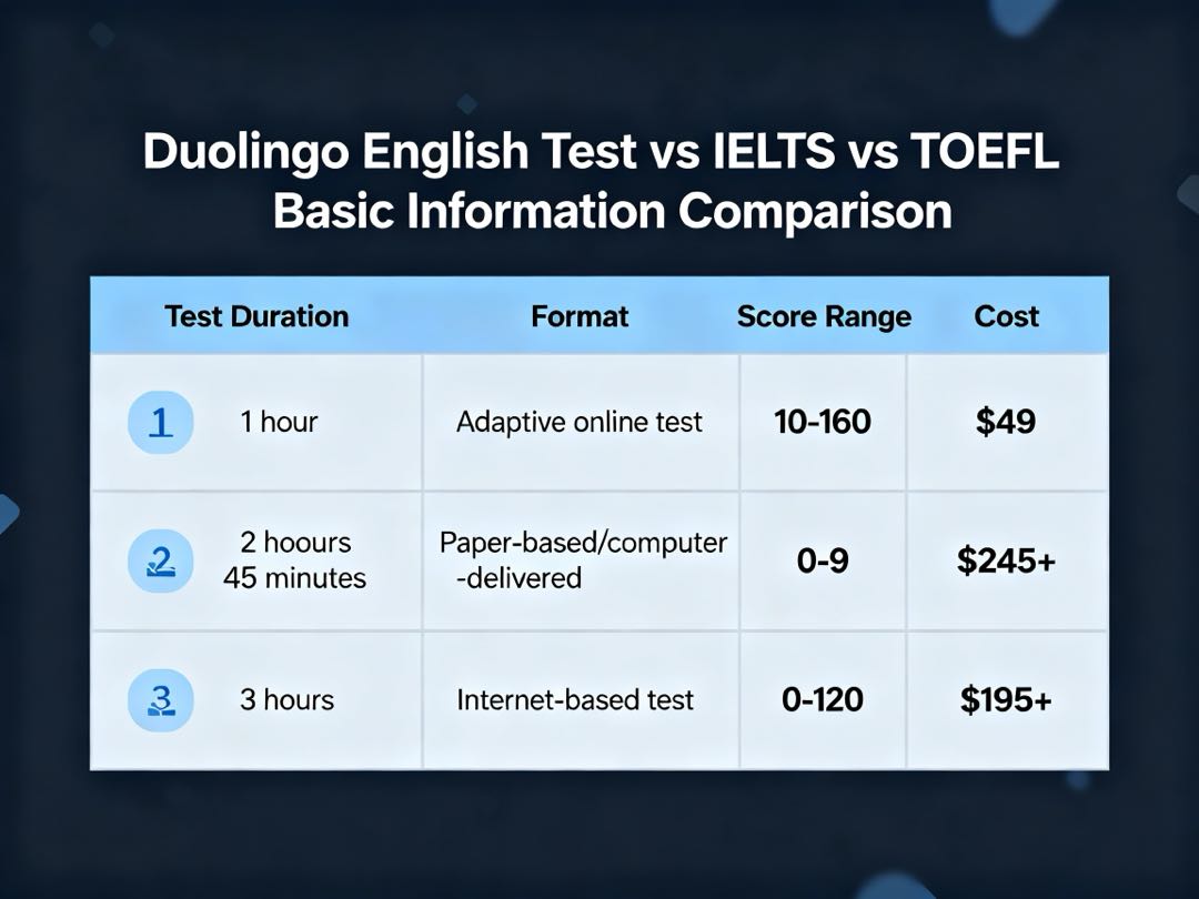 多邻国vs雅思托福:2025年全面对比分析,帮你选择最适合的语言测试