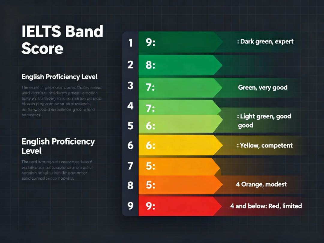 雅思分数对照表完全解读:从9分到1分的英语水平详细分析