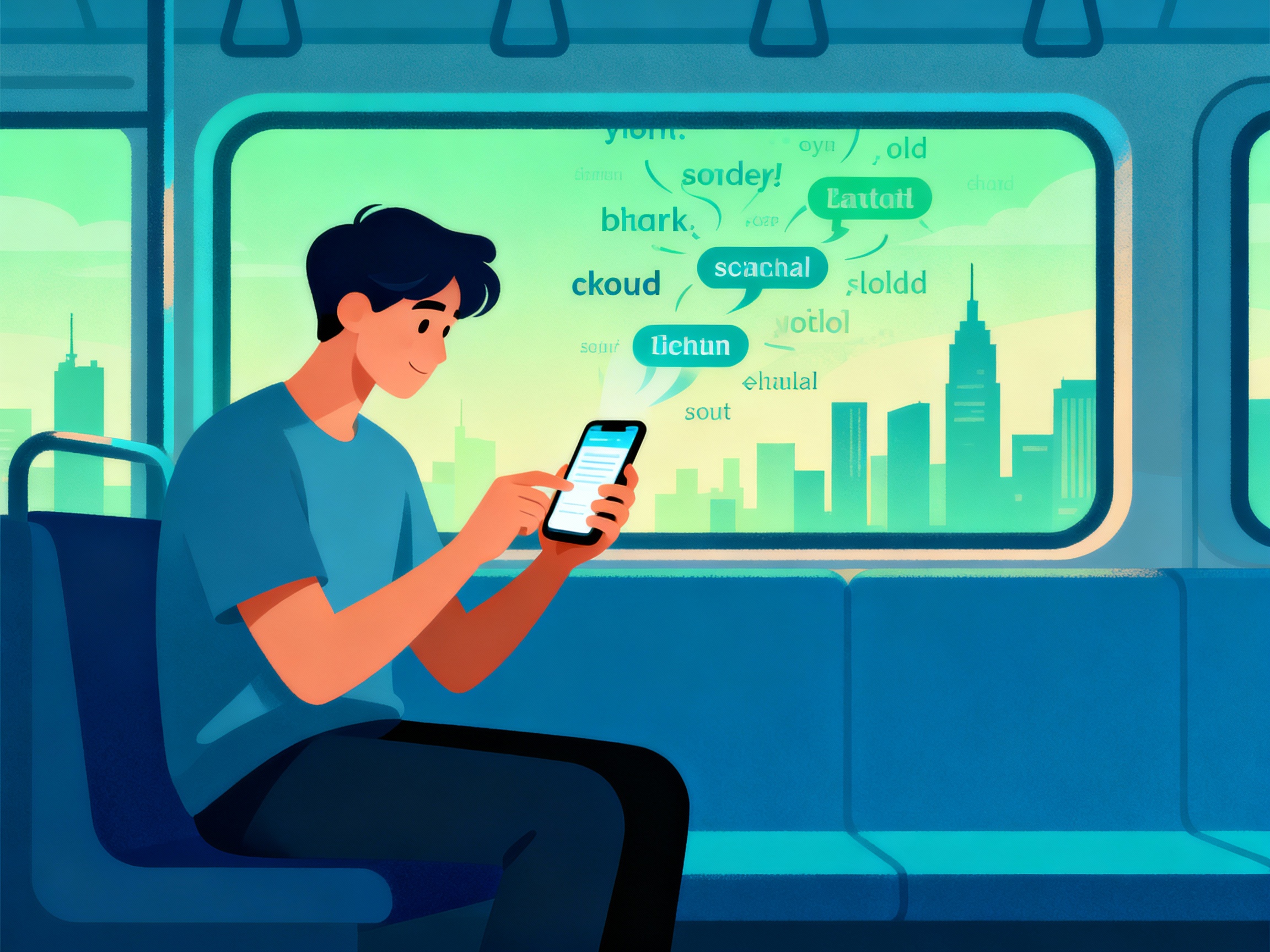 零基础英语逆袭：用AI把碎片时间变成1000+次每日曝光