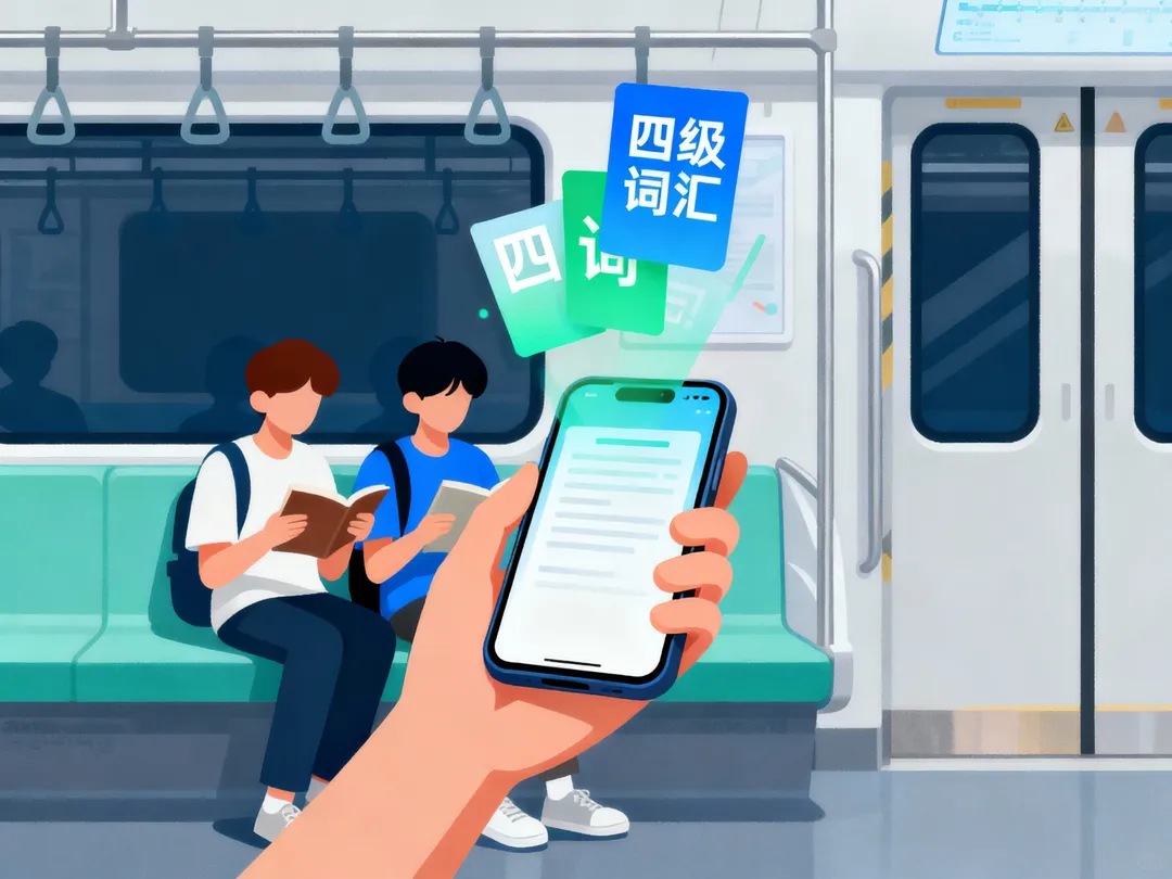 四六级冲刺30天：用AI把碎片时间变成提分黄金期