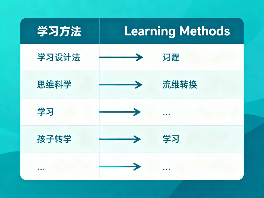 英语表达错误对照表：从中文思维到地道表达