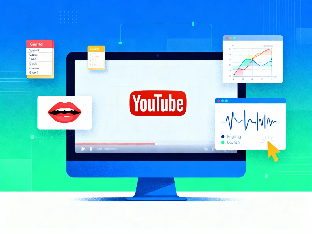 YouTube英语听力进阶指南:从零基础到无字幕观看的科学训练法