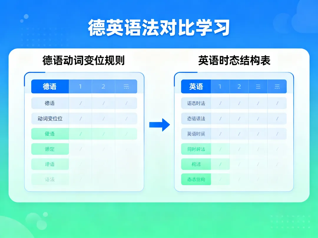 通过德语语法对比，解锁英语学习的全新视角