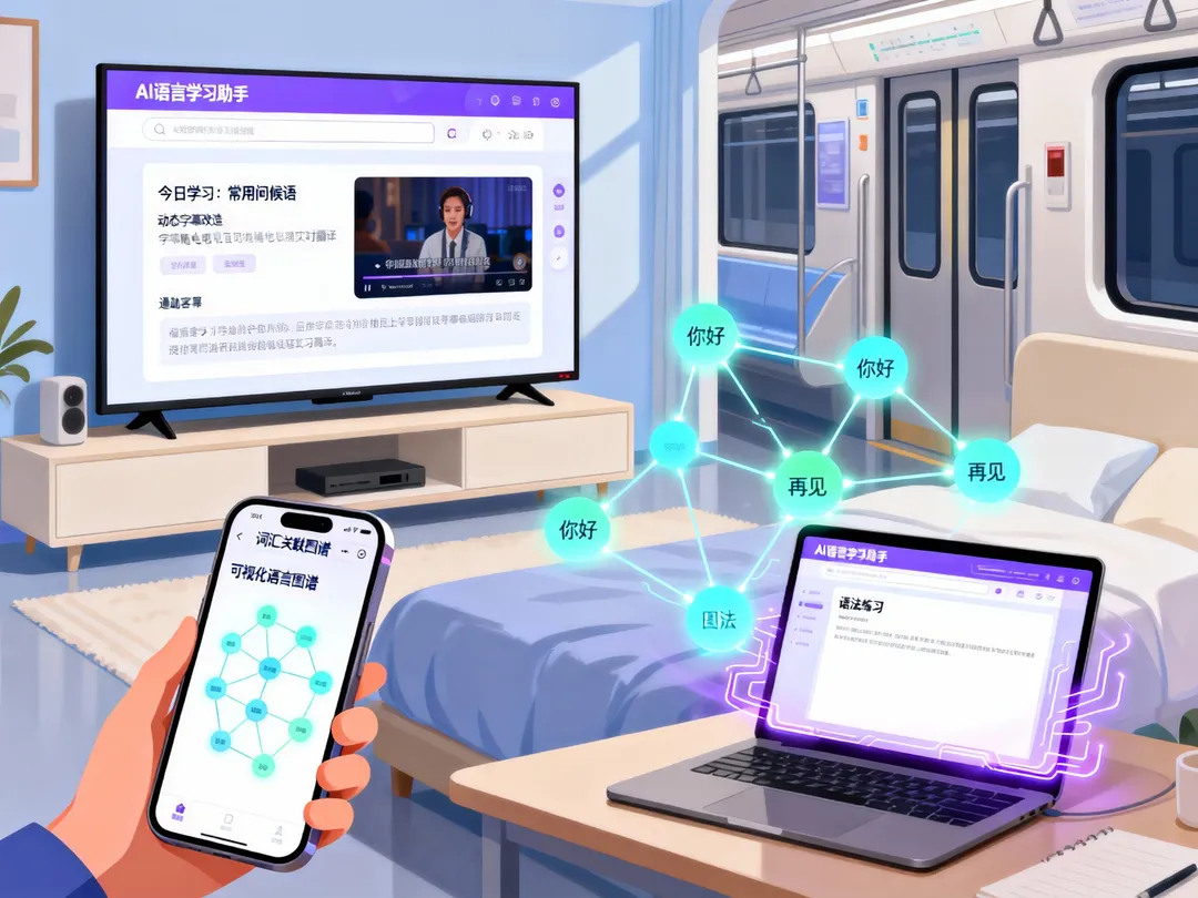 AI语言学习革命：从刻意练习到无痛接触的技术进化