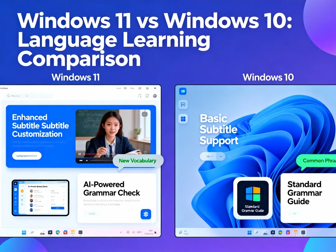 Windows 11 vs Windows 10：语言学习者应该升级吗？深度评测与功能对比