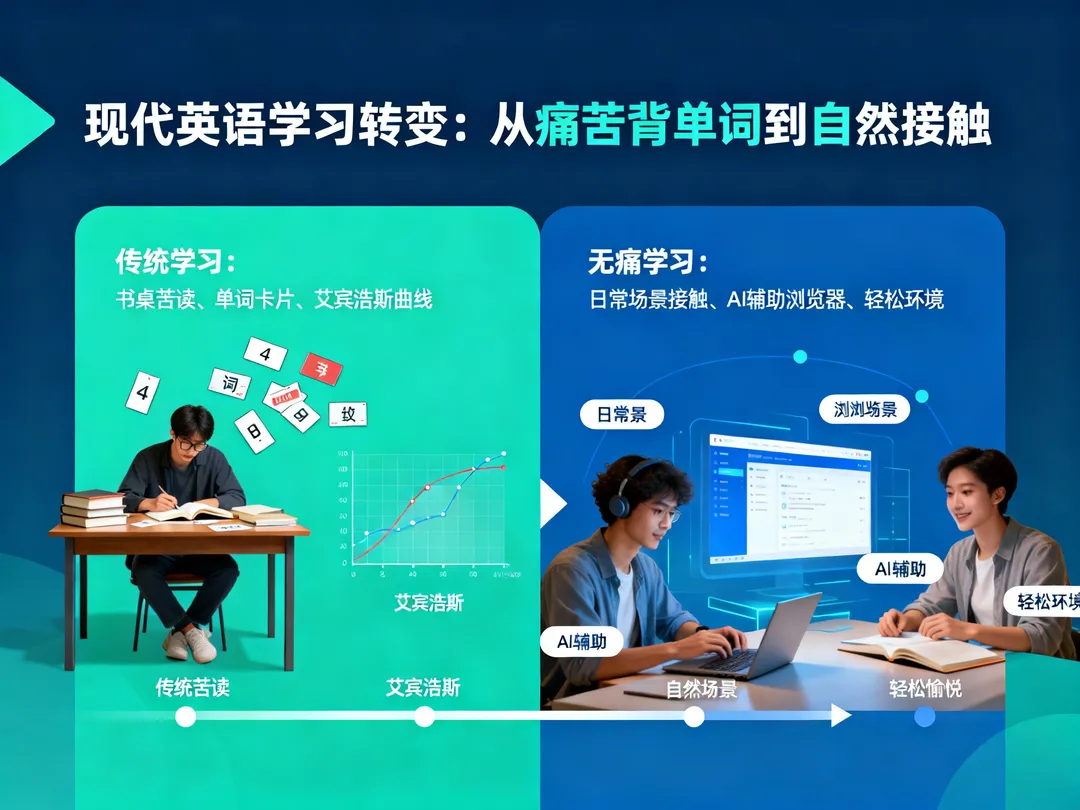 从痛苦背单词到无痛接触:现代英语学习的5大颠覆性思维
