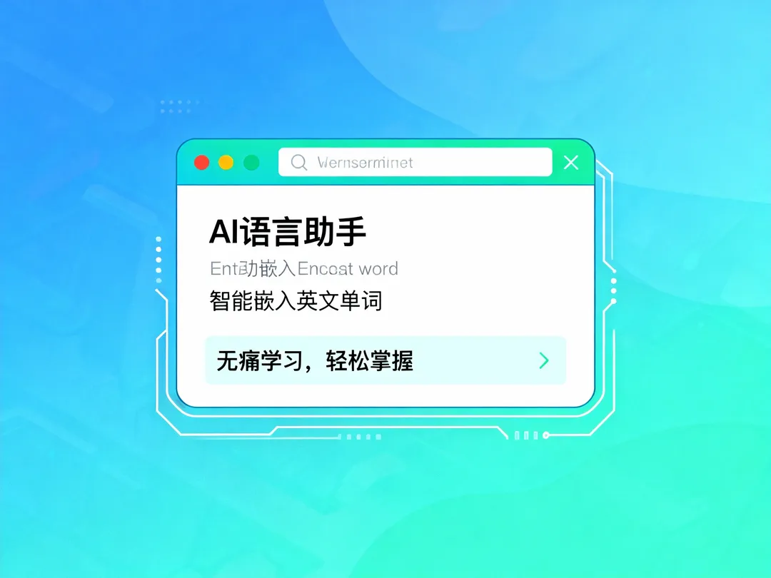 开发者实测:零压力学语言AI插件,看中文网页也能拓展词汇量