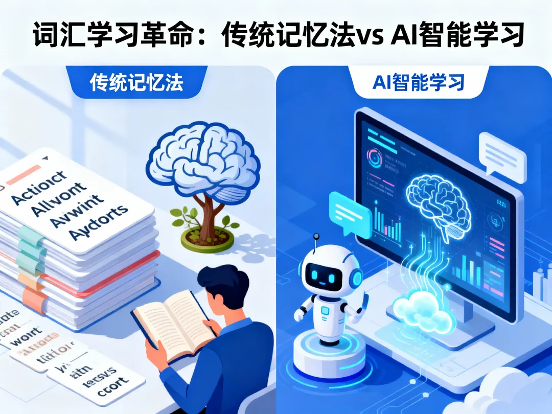 不背单词vs墨墨背单词深度对比：传统记忆法为何失效，AI如何重塑词汇学习