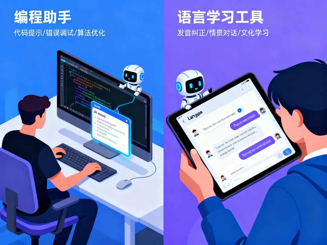 Amazon Q Developer vs Ries.ai：AI工具在开发效率与语言学习中的差异化应用